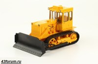 Коллекционная масштабная модель 1:43 Бульдозер Т-170 с журналом Тракторы №101 (Hachette)